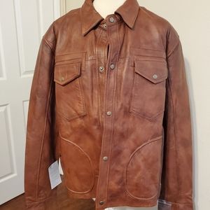 Mens leather jacket